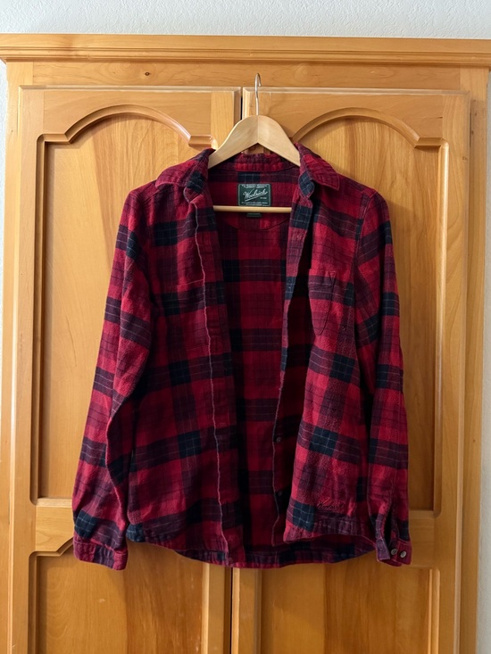Woolrich Tops - Woolrich Red and Black Plaid Women's Flannel Shirt